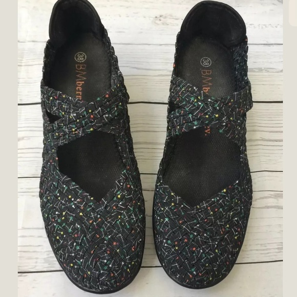 bernie mev. Shoes - Bernie Mev Lulia Wedge Black Multi 38 EU / 8 M US